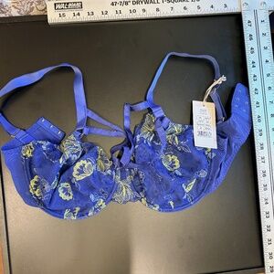 NWT Bravissimo Katya UK 32GG Navy/Lime